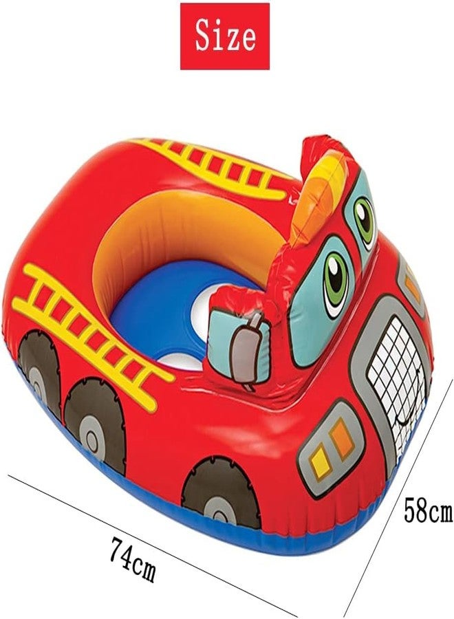 Braintastic عوامة أطفال من Braintastic 59586-3 - تصميم سيارة إطفاء | عوامة حمام سباحة قابلة للنفخ للأطفال الصغار والأطفال - Image 2